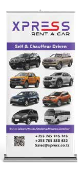 Roll-up banners example